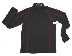 SPYDER Unisex Kids Large Black DRYWEB 1/4 ZIP PERFORMANCE PULLOVER Ski - Bild 1 von 2
