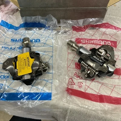 Pedales sin clip Shimano XTR PD-M9100 SPD versión estándar con tacos SH51 - NUEVOS Foto 1 de 3