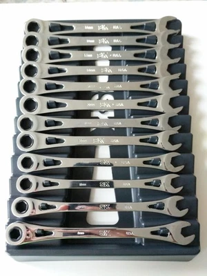 SK TOOLS SK80019 - 6pt Juego de llaves combinadas métricas 12 piezas Foto 1 de 2