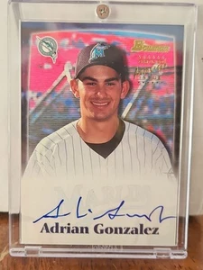 2000 Bowman Draft Picks & Prospects - Autograph Adrian Gonzalez #BDPA20 (AU, RC) - Picture 1 of 2