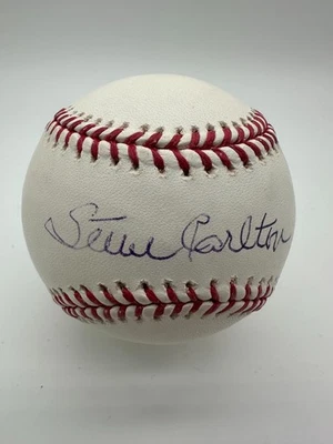 Steve Carlton  Signed Autographed Official Major League Baseball JSA COA - Image 1 of 4