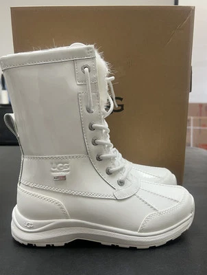 Bota UGG ADIRONDACK III CHAROL BLANCA IMPERMEABLE EE. UU. 5,5 NUEVA Foto 1 de 4