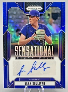 2025 Prizm Baseball Sean Sullivan Blue Rockies SP Auto /49 - Picture 1 of 2