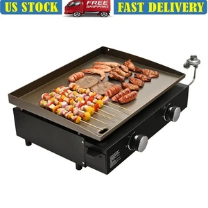 Tragbarer Gasgrill Flat Top Grillplatte Kochplatte ETL Zertifiziert Outdoor Neu - Bild 1 von 10