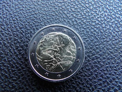 Italy 2008 coin 2 euro the Universal Declaration on Human Rights - Image 1 of 3