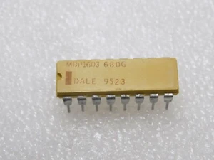 10x DALE MDP1603-680G  ISOLATED RESISTOR DIP16 - Picture 1 of 3