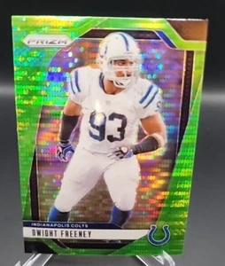 2024 Panini Prizm #127 Dwight Freeney Neon Green Pulsar - Picture 1 of 4