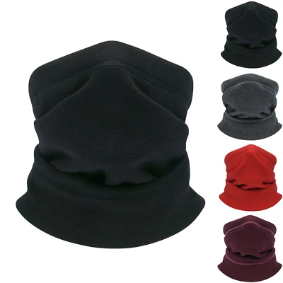 Calentador de cuello de invierno polaina a prueba de viento polar esquí máscara facial bufanda para clima frío Foto 1 de 4