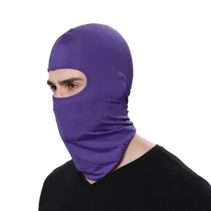 Polyester Cycling Caps - Versatile Warm Fleece Motorcycle Face Mask Solid Cover - Picture 1 of 22