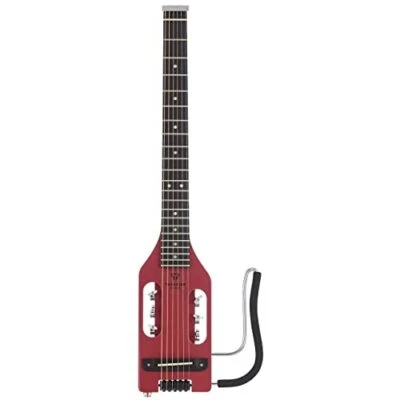 GUITARRA VIAJERA Eléctrica Ultra-Ligera Acústica De Colección Roja EMS con Seguimiento NUEVA Foto 1 de 4
