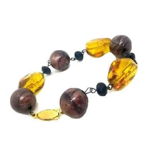 Otoño Moda Otoño Color Cuentas Pulsera Eslabón Broche Bonito Disfraz Joyería - Imagen 1 de 4