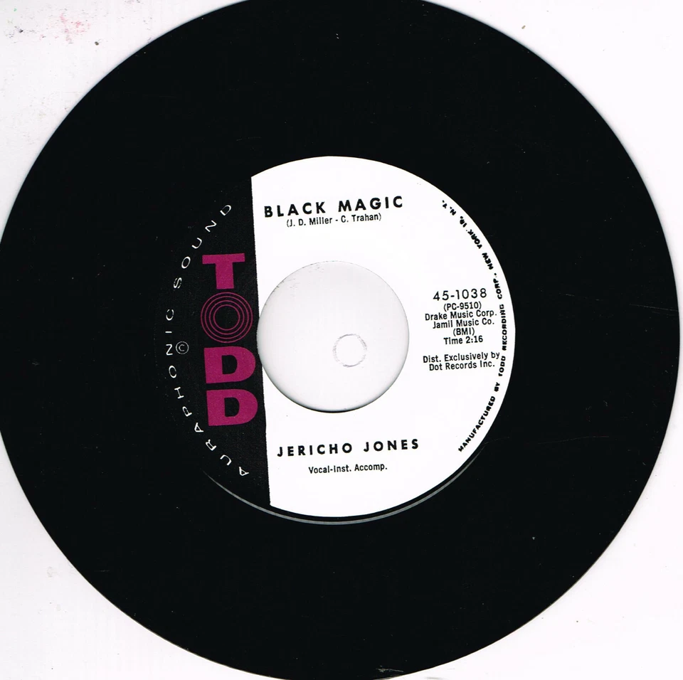 JERICHO JONES - BLACK MAGIC / SAVE YOUR LOVIN' (Top Rockabilly Bopper) Repro Foto 1 de 1