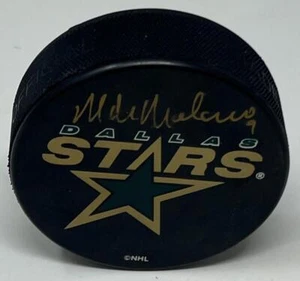 Mike Modano Autograph Signed Dallas Stars Hockey Puck JSA Authentic - Picture 1 of 3