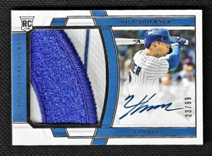 NICO HOERNER 2020 National Treasures #/99 ROOKIE AMAZING Cubs Patch ON CARD Auto - Bild 1 von 2