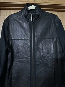 Calvin Klein Leather Jacket - Picture 1 of 14