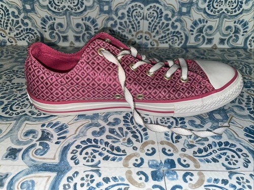 Converse All Star rosa glitter SOLO SCARPA SINISTRA taglia 5