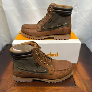 American Eagle Timberland x AE Oakwell Leder Mittel Schnürstiefel Herren Größe 10 Neu mit Karton - Bild 1 von 13