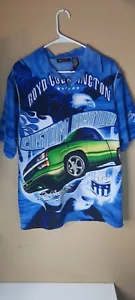 Boyd Coddington Wheels All Over Button Up Short Sleeve Men's Medium Shirt - Picture 1 of 5