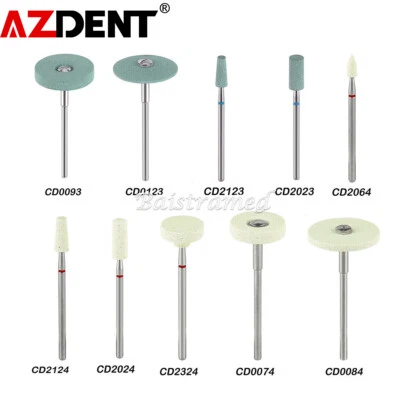 Molinillo de diamantes de cerámica dental AZDENT circonita porcelana pulidora fresas HP Foto 1 de 4