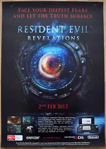 Resident Evil: Revelations RARO 3DS 59 cm x 84 cm poster promozionale - Foto 1 di 2