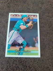 1993 Upper Deck Steve Decker #744 - Florida Marlins - Autographed!