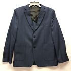 Greg Norman Sport Coat Blazer Jacket Men's Size 38 S - Blue Plaid Pattern