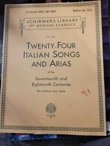 Veinticuatro canciones italianas y aarias de Schirmer 1948 - Imagen 1 de 5