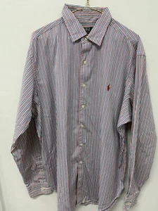 Polo Ralph Lauren Classic Fit Long Sleeve Button Up Shirt Striped XL 1124 - Picture 1 of 6