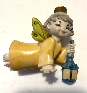 Adorno de ángel linterna vintage Depose Italia de Anri - Imagen 1 de 6