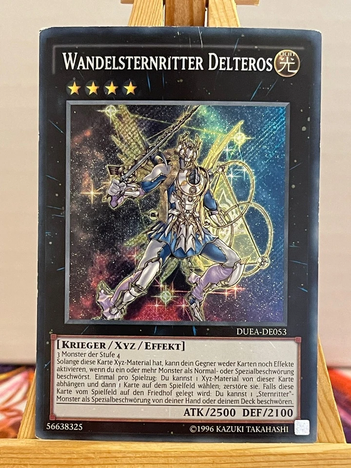 Wandelsternritter Delteros DUEA-DE053 Secret Rare Deutsch EX YUGIOH - Bild 1 von 1