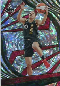 2022 Panini Revolution WNBA KELSEY PLUM #22 FRACTAL PARALLEL LAS VEGAS ACES - Picture 1 of 2