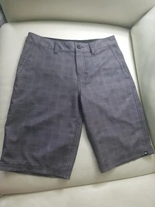 QuikSilver Hybrid Mens Board Shorts 26 length 19" Inseam 9" 4 Way Stretch black - Picture 1 of 8