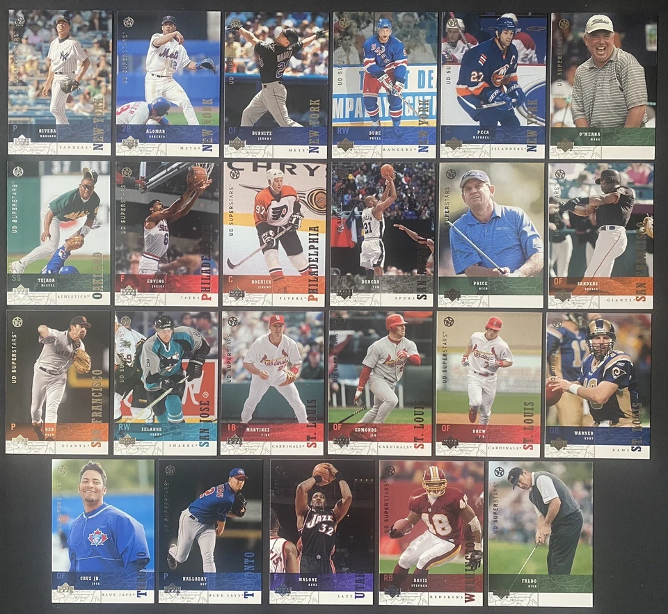 2002-03 UD SuperStars - Multi-Sport Cards - #151-300 - Complete Your Set - Pick - Image 1 of 1