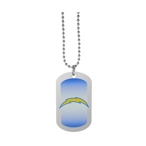 NFL Siskiyou Sports Fan Shop Los Angeles Chargers Team Tag Necklace 26 inch T Cover