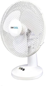 9" 12" inch Stay Cool Home Summer Oscillating Table Fan 2,3 Speed Settings - Picture 1 of 12