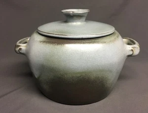 Cuenco para servir Frankoma vintage cubierto con 2 asas - Imagen 1 de 10