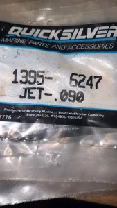 One NEW Mercury Marine Force Quicksilver 1395-6247 Carburetor Jet .090 Main Fuel - Picture 1 of 2