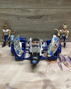 Biker Mice From Mars Vintage 90's Super Sidecar Motorcycle & 2 Figure Bundle - Picture 1 of 24