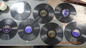 Louis Jordan And His Tympany Five Lot of 7 Decca 78 RPM Records Blues Beware - Picture 1 of 17