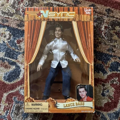 Коллекционная фигурка куклы марионетки 2000 NSYNC Lance Bass новая запечатанная коробка  - Изображение 1 из 4