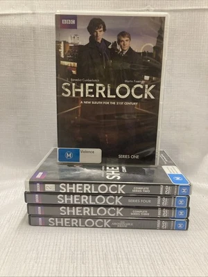 Sherlock Complete DVD Series Seasons 1 2 3 4 +Abominable  Bride Region 4 PAL VGC - image 1 of 4
