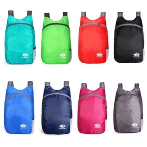 Daypack Men Women Daypacks Folding Handy Bag Lightweight Packable Backpack - Picture 1 of 20