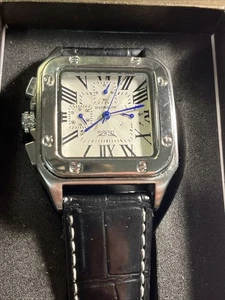 Automatic Classic Retro JARAGAR Leather Date Man Men Watch Smartwatch - Picture 1 of 11