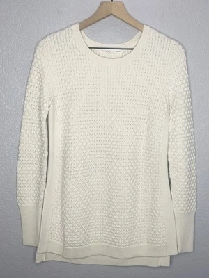 Suéter Athleta Marfil Lana Merino Nylon Viscosa Tejido con Cable Talla Pequeña Foto 1 de 4