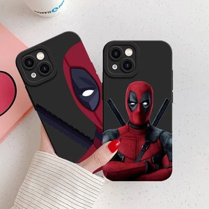 Cool Deadpool Phone Case For iPhone 16 Pro Max 15 14 13 12 11 Soft Mobile Cover - Picture 1 of 9