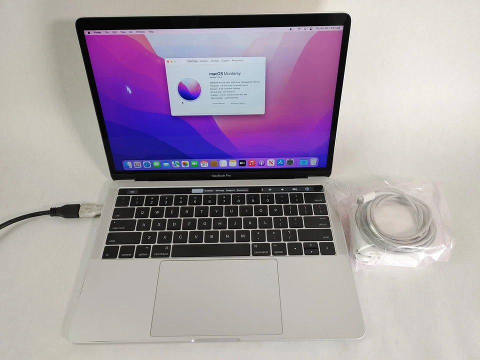 Apple MacBook Pro A1706 Core i5-6267U 2.90 GHz 8 GB DDR3 500 GB NVMe macOS - Image 1 of 4