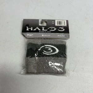 Halo 3 Bungie Microsoft Xbox 360 Promotional Grey Wristband 2007 NEW! 17 - Picture 1 of 2