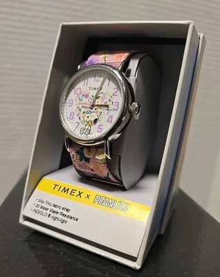 Женские часы Timex TW 2V77800 JT Weekender X Peanuts In Bloom тканевый ремешок 38 мм - Изображение 1 из 4
