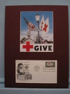 The Red Cross of America & First day Cover of its own stamp - Picture 1 of 1
