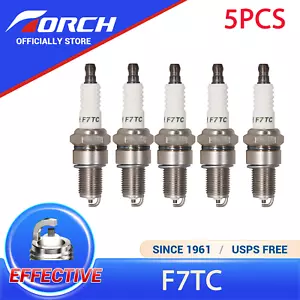 5 pezzi candela OEM TORCIA F7TC per NGK 3785 BP7ES per CHAMPION N7YCC N279YC - Foto 1 di 9